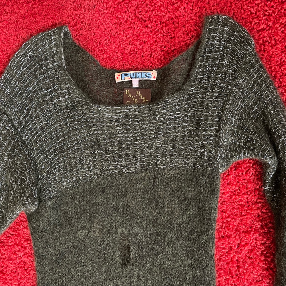 New Vivienne Westwood PUNKS JUMPER MOHAIR/ALPACA S/M UNISEX - Picture 16 of 16